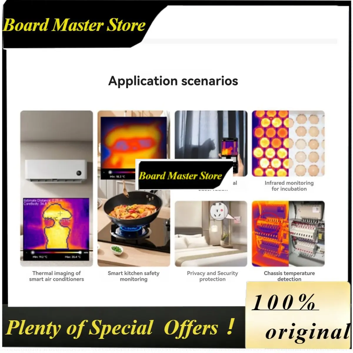BoMaSFar-Infrared Thermal Imaging Sensor For With SPI/ Interface 25 FPS Onboard MX1.25 10PIN 44° View