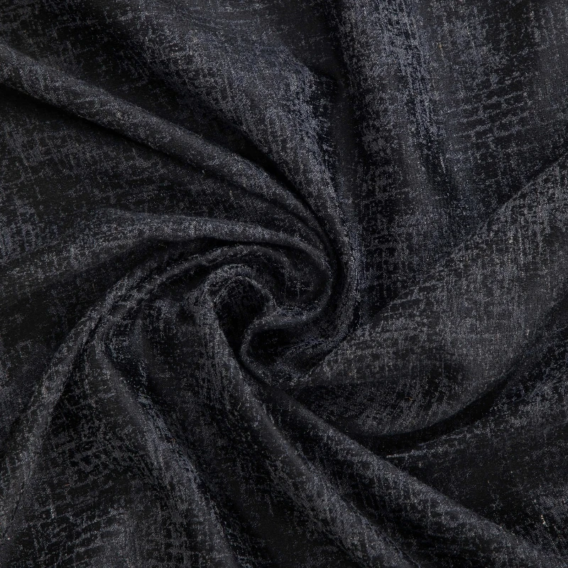 

Designer Black Jacquard Fabric Handmade Sewing DIY Home Cotton Feel Textile Hanfu Costume Background Decoration Crafts Material