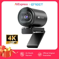 Cámara Web 4K para Streaming, Cámara Web 1080P 60FPS USB EMEET S600 con Autoenfoque y Micrófonos para Tiktok/YouTube