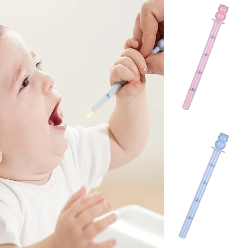 Baby Kids Needle Feeder Smart Medicine Dispenser Transparent Squeeze Medicine Dropper Dispenser Pacifier Feeding Utensils