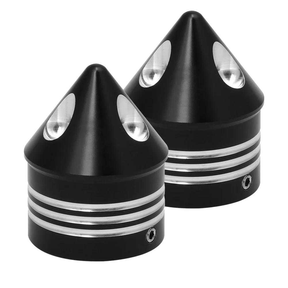 Motorcycle CNC Front Axle Nut Cover Cap Aluminum Black/Chrome For Harley Sportster XL XG Touring Dyna VRSC Softail Street Glide