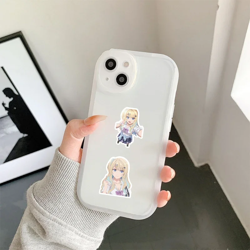 50/30/10PCS Popular Anime Peripheral Stickers Cartoon Cheering Mobile Tablet Skateboard Notebook Decoration Waterproof Stickers