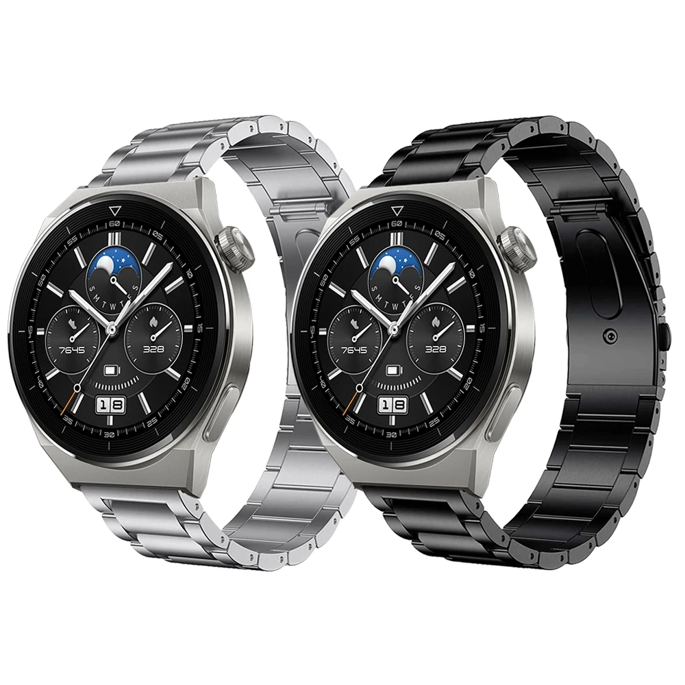 

Titanium Strap For Huawei Watch GT3 Pro band for Watch3 GT3 GT2 42mm 46mm Pro 2e Metal Stainless Steel Clasp Bracelet Watchbands