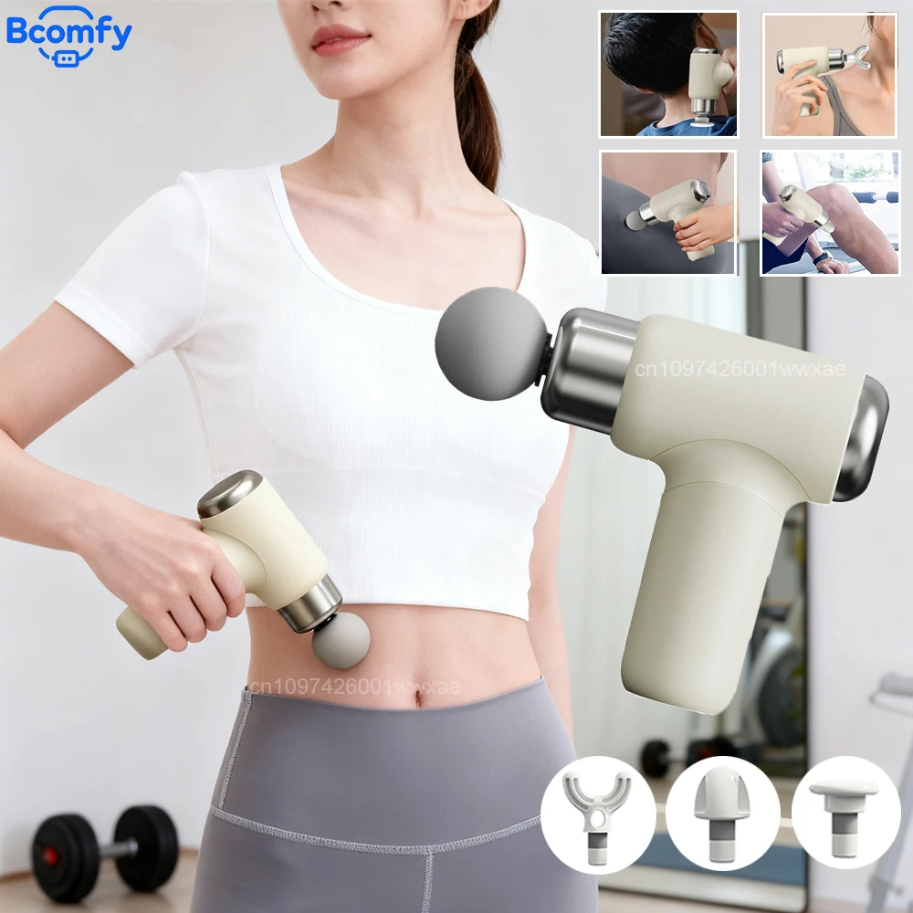 

Electric Muscle Massager Mini Portable Fascial Gun Whole Body Massage Equipment for Back Neck And Leg Pain Relief