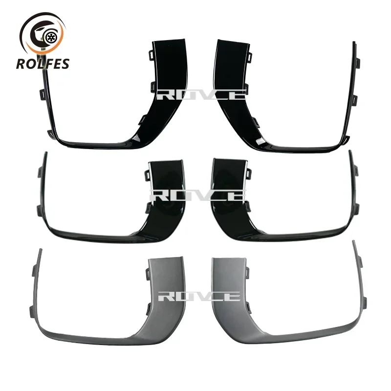 

ROLFES Side Air Vent Hood Splitter For Land Rover Range Rover Evogue 16-2019 Fog Light Cover Frame Trim Grill LR079387 LR079375