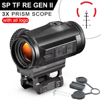 SPITF RE Gen II 3X Prism Scope AR-BDC4 Reticle HD Lens Elements Night Vision Tacitical Hunting Reflex Rifle Scope Fit 20mm Rail