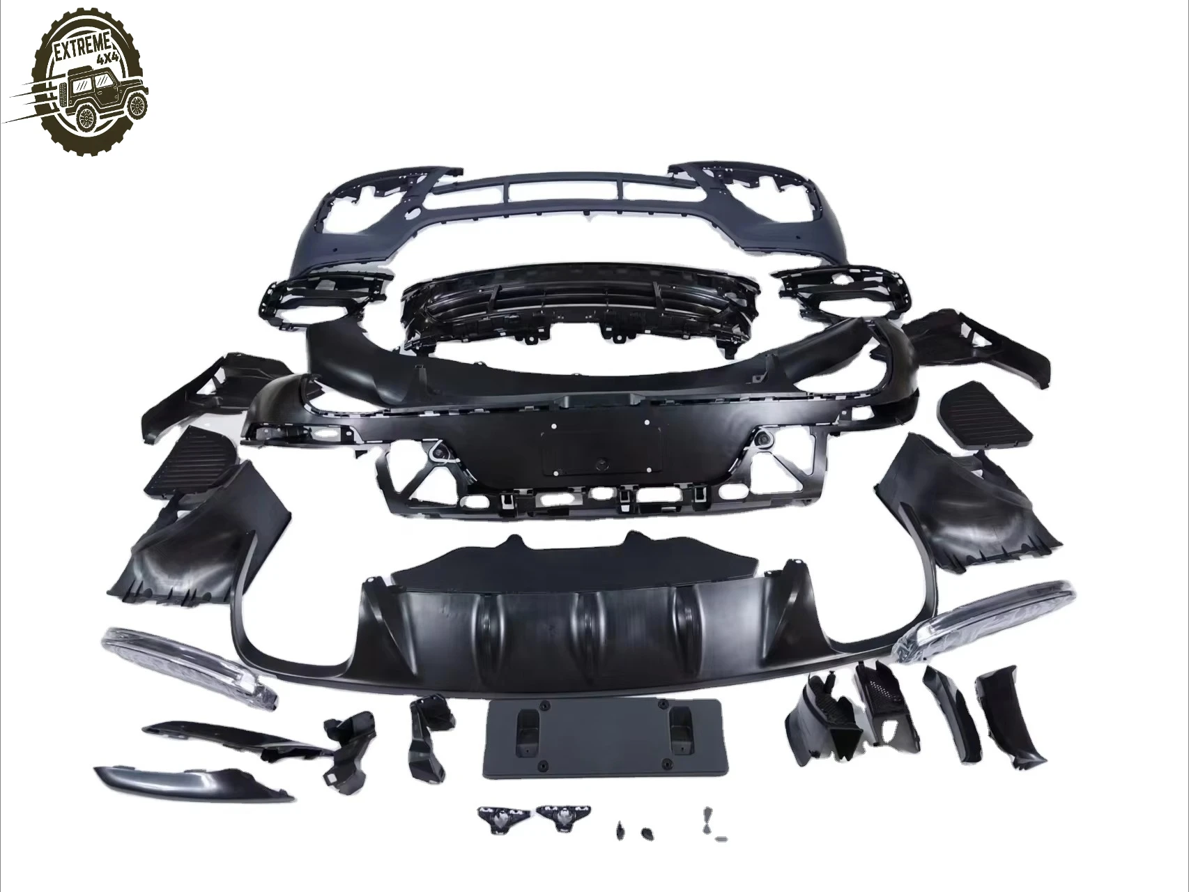 

Sport Style Full Set Car Body Kit Replaceable Car Parts Bodykit Front & Rear Bumper Set Without Side-skirts for Porsche Macan