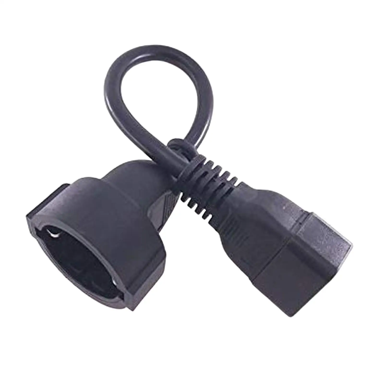 320-C20 EU 4.8 Supply Adapter Cable, 0.3M Rated Voltage 125V-250V Rated Current 16A Conversion Male to Female Plug Connector