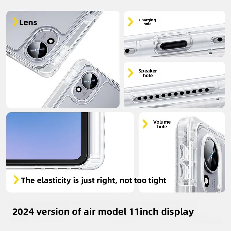 Y-Fold Acryl-Hülle für Huawei MatePad Pro 11 Air 12 mit Auto-Wach-/Schlaf-Funktion Stoßfeste Vollschutz-Hülle – Detail 2