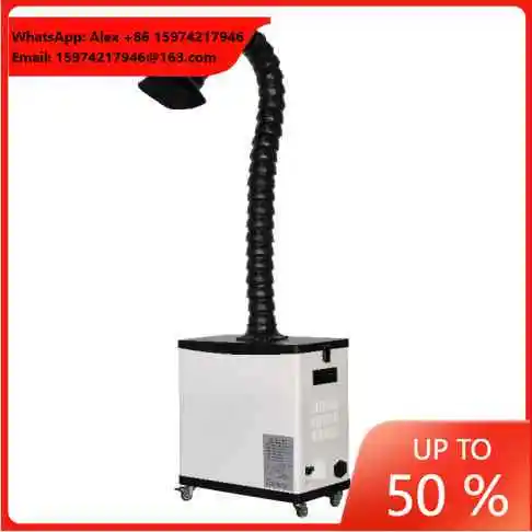 Vinica Single Head Industrial Grade Smoke Purifier, Laser Smoke Exhauster Moxibustion Smoke Removal