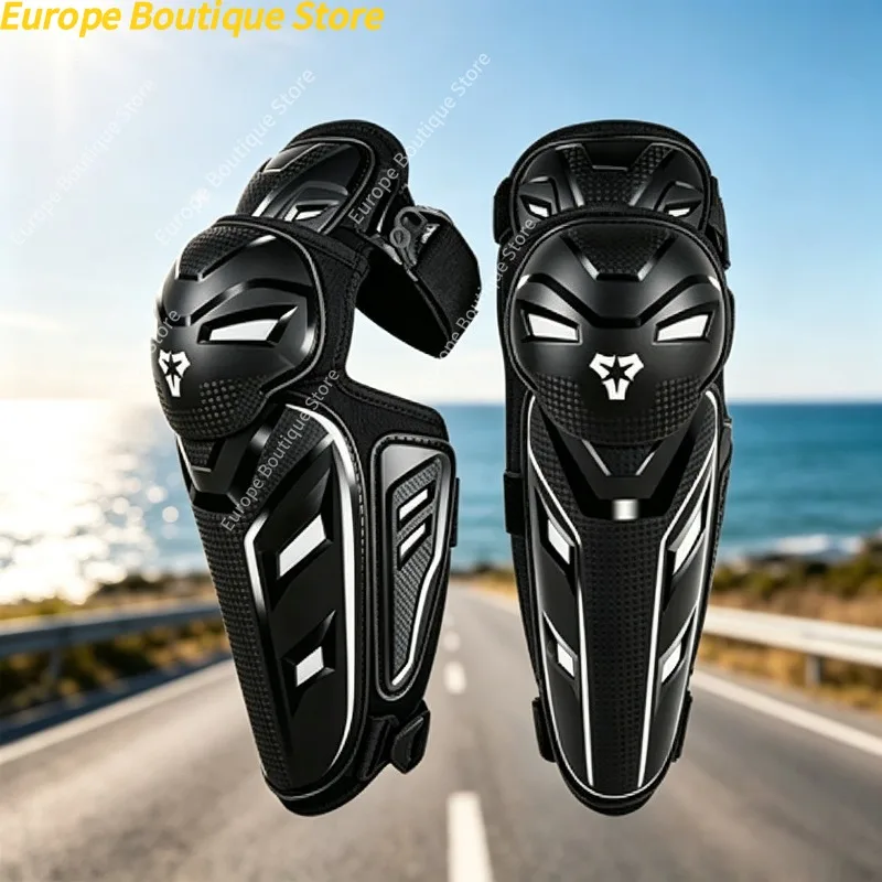 

Knee Protector Set 4 Seasons Off Road Anti Fall Shock Absorption Wear Resistant Motorcycle Leg Guards For Men
