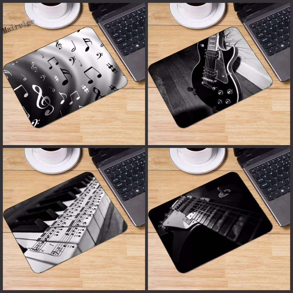 

Mairuige 180 X220x2mm Gaming Mouse Pad Music Guitars Customized Support Rectangle Rubber Durable Office Accessory Mouse Mat