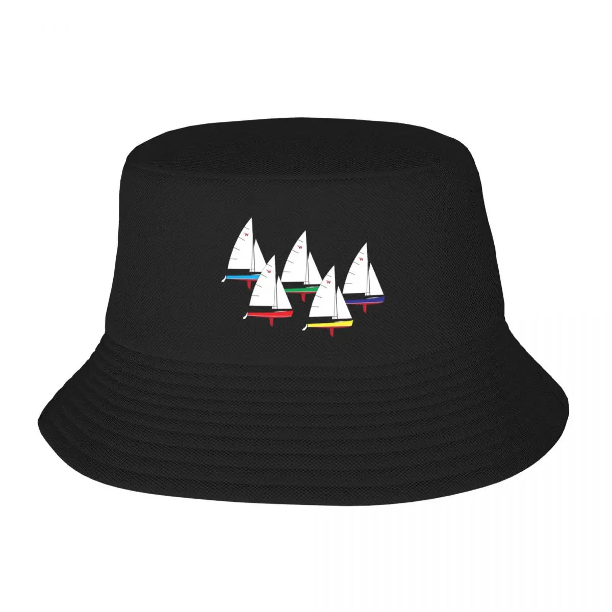 Wayfarer Dinghy Sailboats Racing Bucket Hat Kids Hat black beach hat Women Beach Fashion Men's