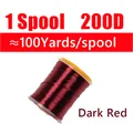 1 Carrete Rojo Oscuro