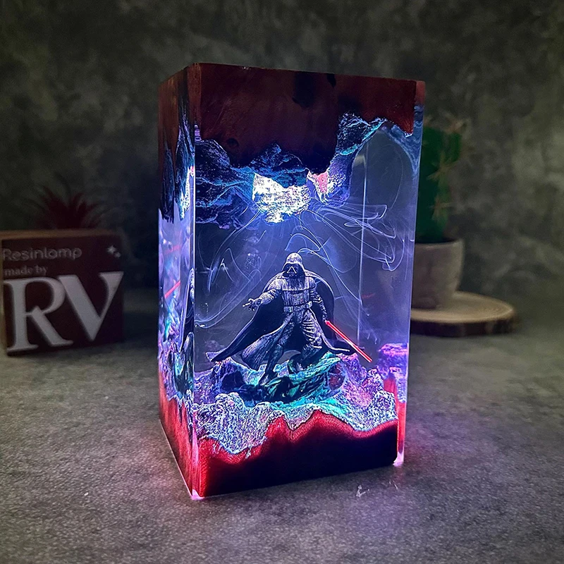 

Table Resin Lamp Anime Figure Colors Night Light Customized Movie Scence Creative Artistic Desktop Home Decor USB Charge