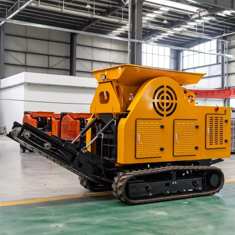 Customized Heavy Duty Engine Stone Crusher Machine - High Efficiency Mobile Rock Breaker With Ce Certification