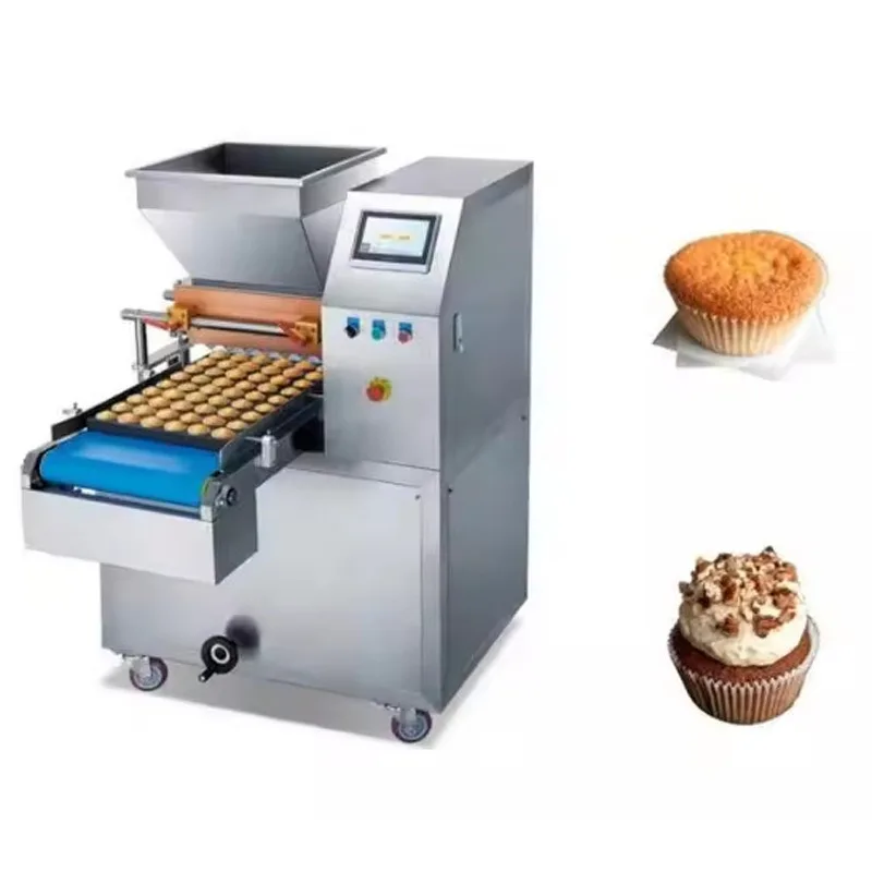 Máquina de relleno de 600 unidades para repostería, máquina todo en uno para repostería de mousse, máquina de relleno para pasteles de mochi y chiffon.