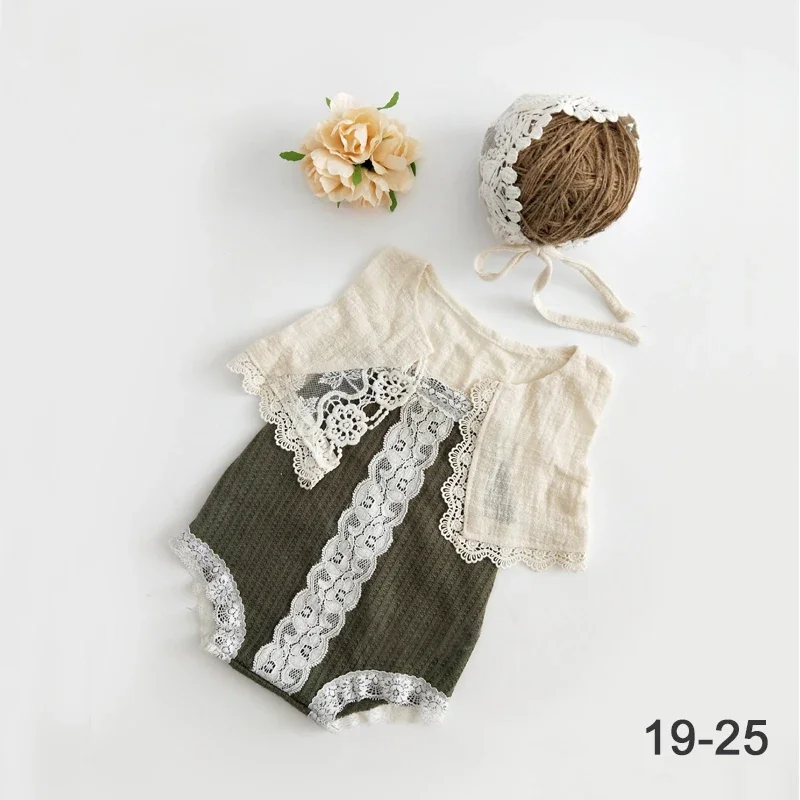 Newborn Baby Photography Clothing Sets Rompers Hat Overalls Bebe Photo Outfits Boy Girl Infant Costumes Photo Studio