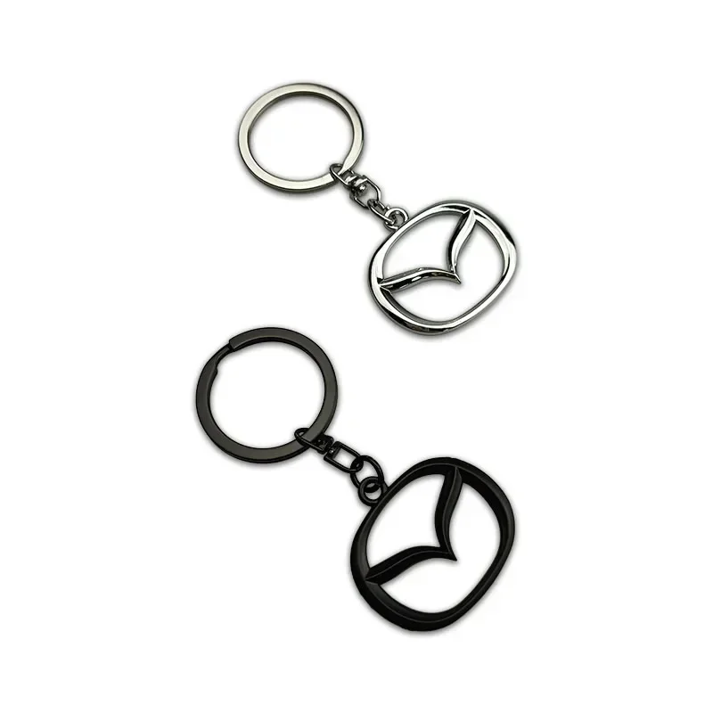 Car Key Ring Holder Metal Keychain Pendant for Mazda MS Speed CX4 6 Atenza 3 Axela 2 MX5 CX7 CX5 CX9 323 RX8 626 CX30 Bt50