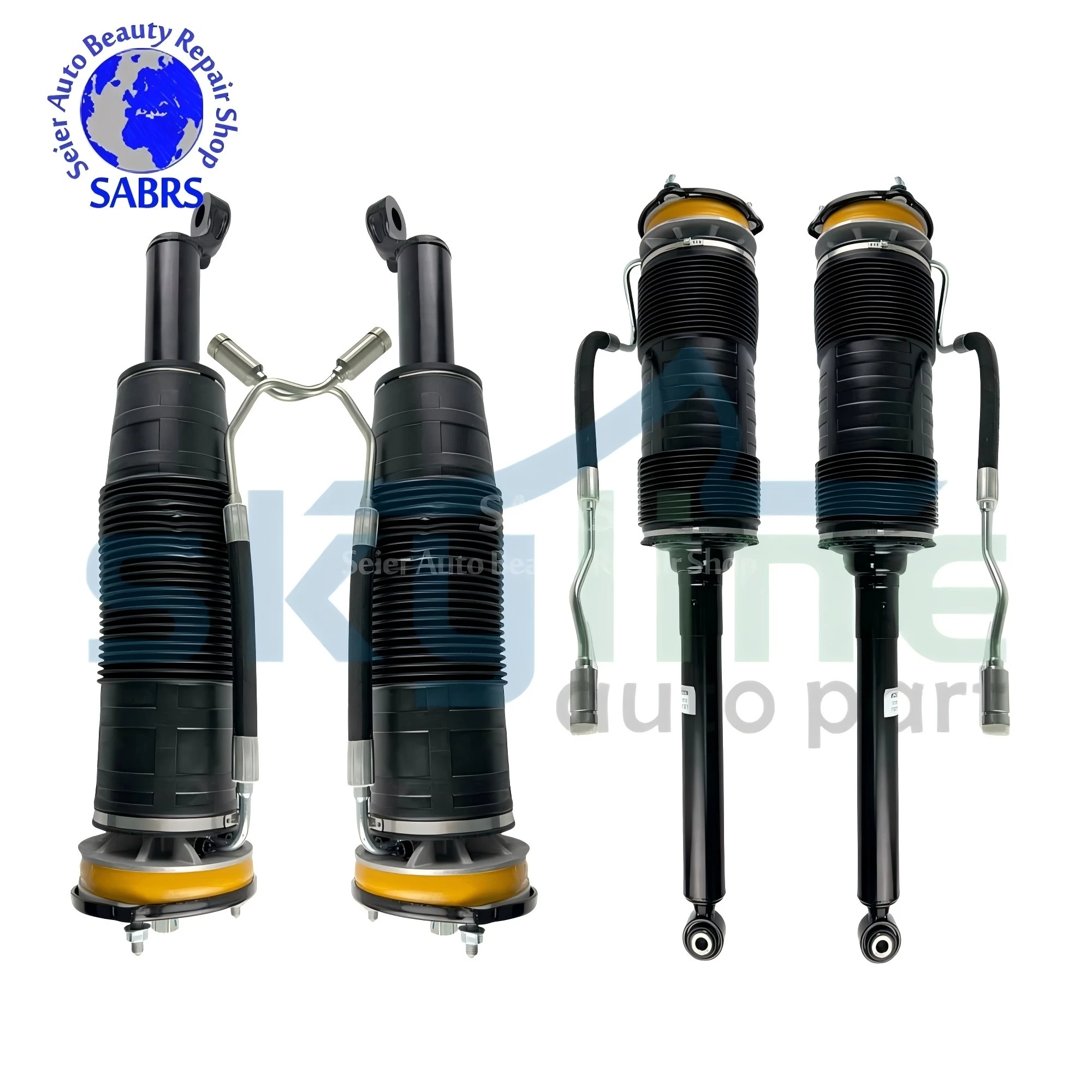 4X Front Rear Hydraulic Shocks Struts For Mercedes W222 S550 S560 Maybach S650 2223208313 2223208413 2223208513 2223208613