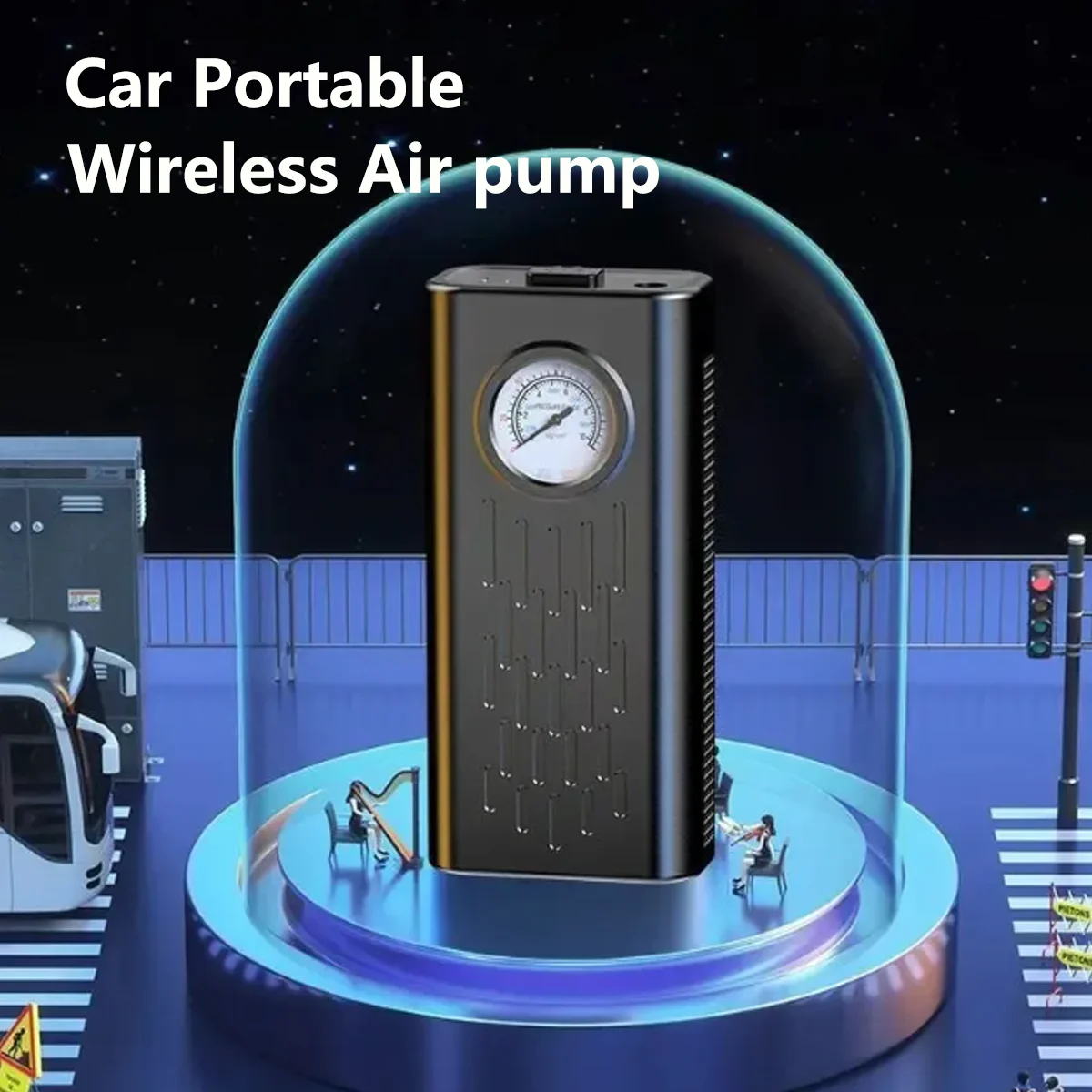 

Электрический воздушный компрессор ICAR, портативный велосипедный насос с зарядкой типа C, многофункциональный электрический насос для шин для мотоцикла, авто велосипеда