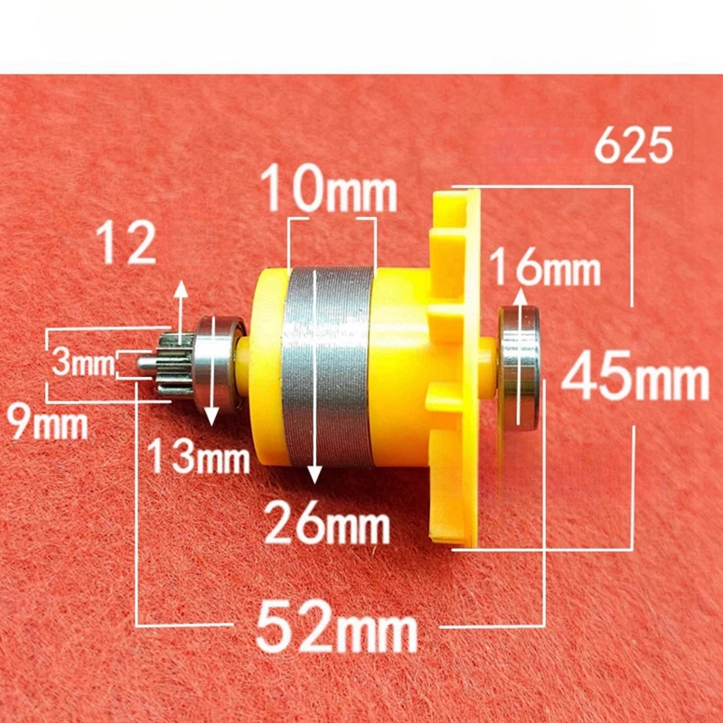 Motor for Cordless DrillCordless Drill Motor 21V Brushless Li-Ion Drill Motor 4810 Li-Ion Drill Rotor 12 teeth Accessories