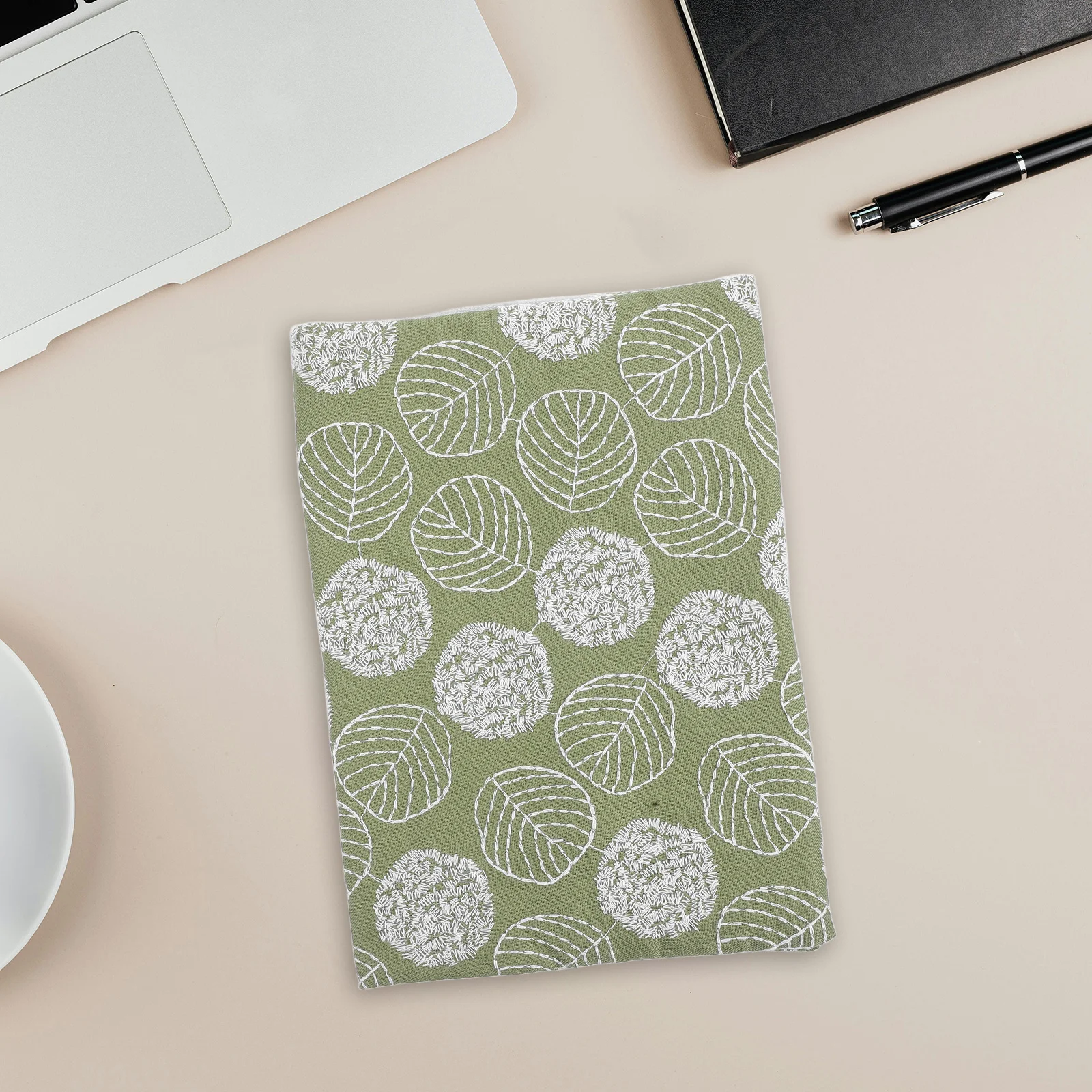 Copertina di libro in tessuto lavabile morbido ed elastico, protezione riutilizzabile per riviste, quaderni, pianificatori A5, copertina di libro