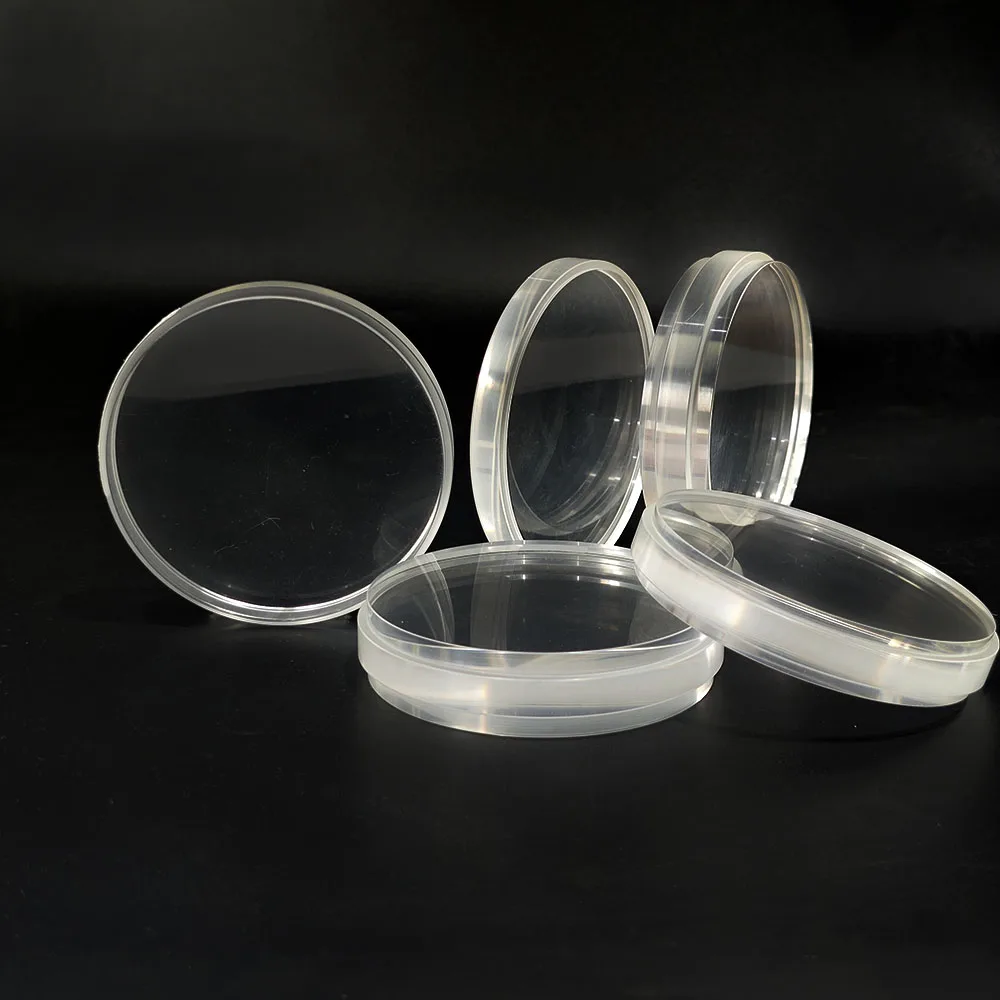 Dental Clear PMMA Block Resin Carving Plate Polished for CAD/CAM System 98mm 10-25mm Dentist Materials Lab Tools 5pcs/set
