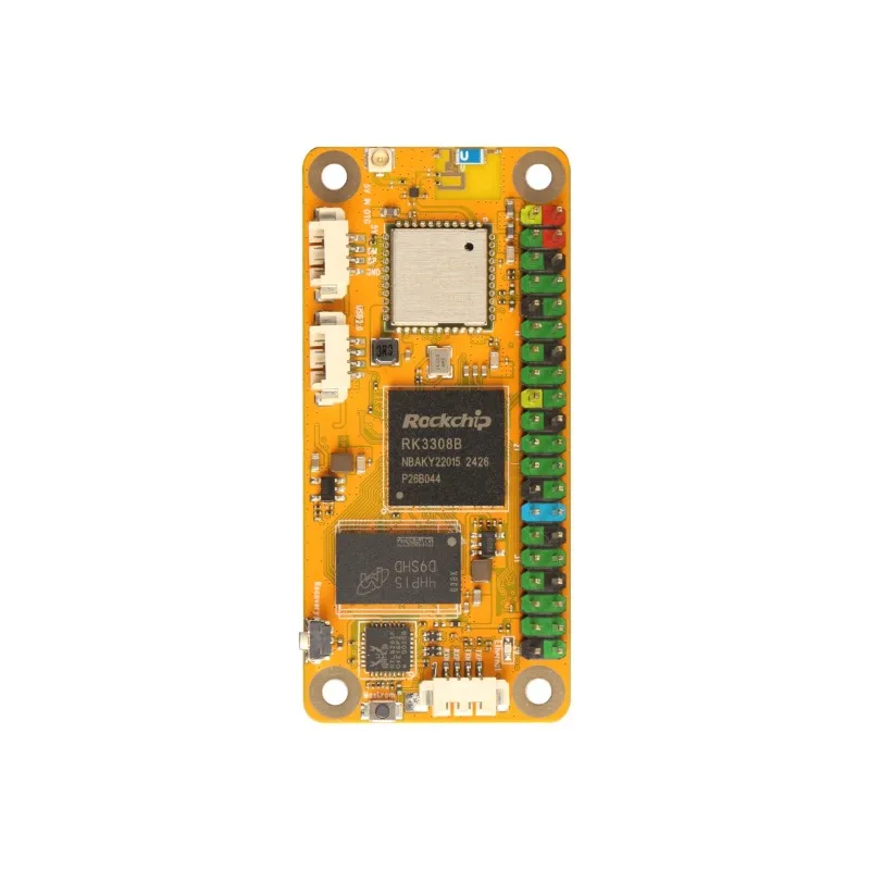 Radxa ROCK PI S0 RK3308B 4-core CPU, 100Mbps Ethernet, WiFi 4 & BT 5 and eMMC, Single Board Computer