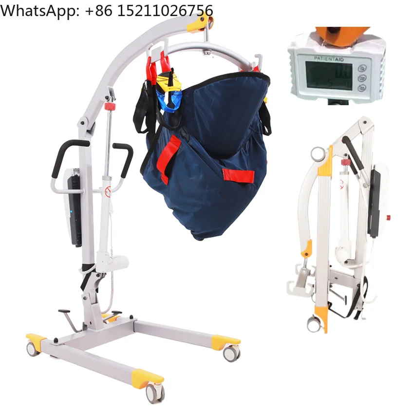 Rehabilitation Equipment Electric Battery Powered Patient Lifts Lightweight Foldable Patient Lifter for Disabled