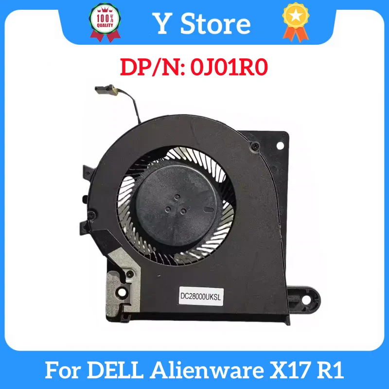 

Y Store 0J01R0 New Original For DELL Alienware X17 R1 Laptop CPU Cooling Fan J01R0 Fast Ship