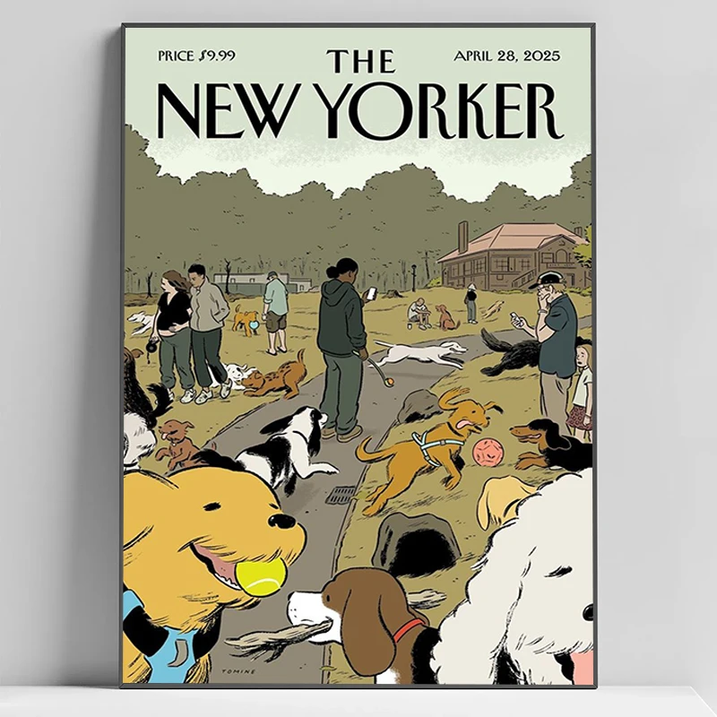 

2025 The New Yorker Poster Canvas Wall Art Mural Decoration Bedroom Decor Decorative Picture Posters for Room Interior Paintings