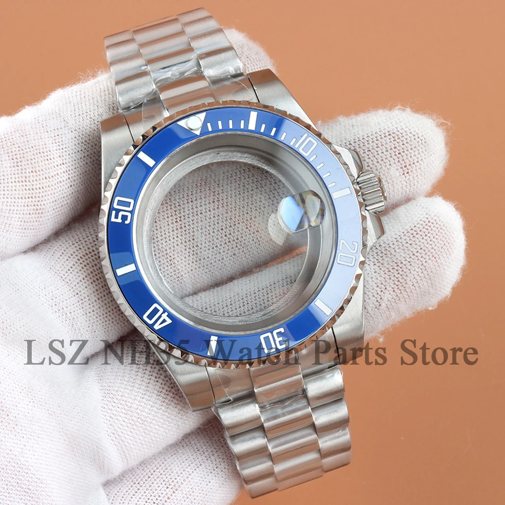

NH35 Case 20mm Presidential Strap 40mm Fit Submariner Sapphire glass Watch Case For NH34 NH35 NH36 NH38 Movement 28.5mm Dial