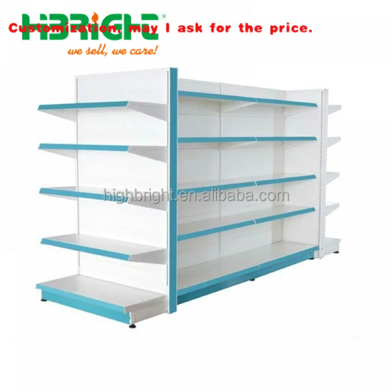 

на заказ. Сверхмощные двухсторонние стеллажи для гондолы, металлическая витрина для розничной торговли в супермаркете, отдельный магазин в продаже!