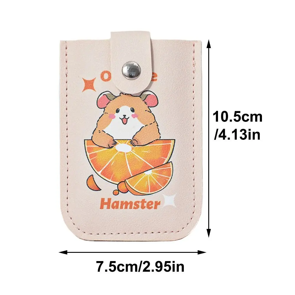 ラミネート加工 隠しミニカードウォレット RFIDブロッキング 引き出し式IDカードホルダー PUレザー 5枚収納 PUレザー財布 メンズ