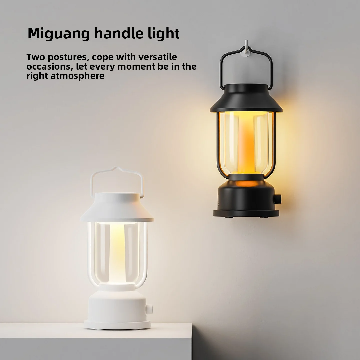 Speaker Bluetooth Sunset Glow Lampu Malam RGB, Lampu Meja & Camping Portabel dengan Pencahayaan Ambient, Dekorasi Nirkabel