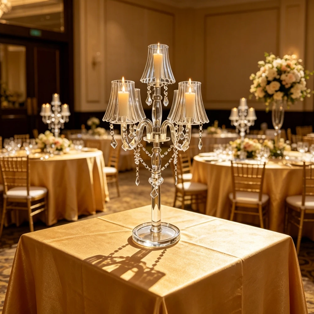 5pcs/10pcs Acrylic  Flower Stand, Wedding Centerpieces, Event Flowers, Road Lead candlestick , Home Party Decoration candelabra