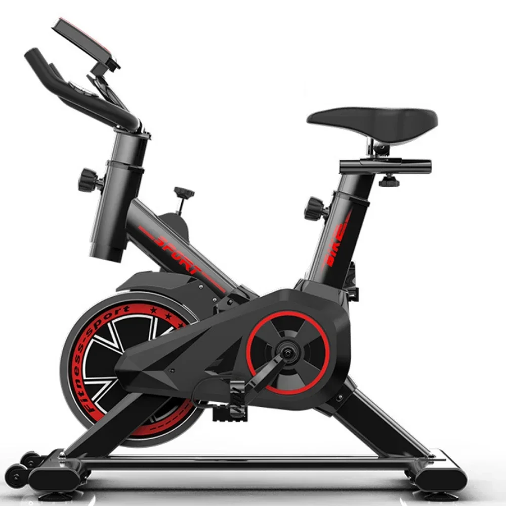 Indoor Cycling Bike Stationary Exercise Bike for Home Gym with Comfortable Seat Cushion Silent Belt Drive Spinning Bicycle