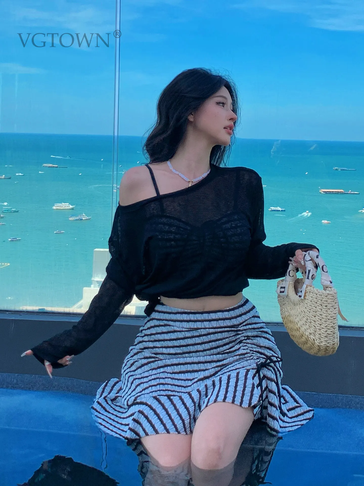 2026 New Plus Size 6XL Women'S 3 Piece Bikini Set Triangle Cheeky Bathing Suits Cute Printing Swimsuits With Cover Up Skirt