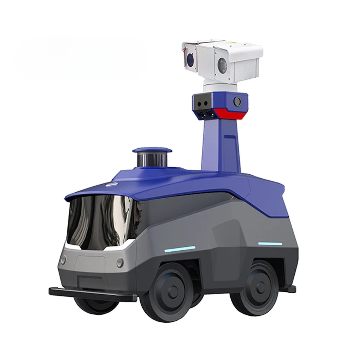 Intelligent Large Area Factory School Security Patrol Automatic Recharging Robot