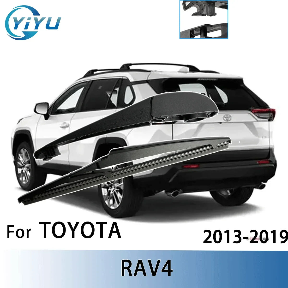 1/2 Stück Heckscheibenwischerblatt Wischerarm-Set für TOYOTA RAV4 2013-2019 Windschutzscheibenwischer Bürsten