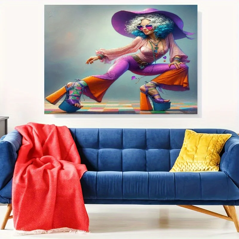 Rompecabezas de mujer de 1000 piezas adecuado para Navidad, cumpleaños, juegos de fiesta - cerebro engrosado - con imagen multicolor para y, regalo divertido