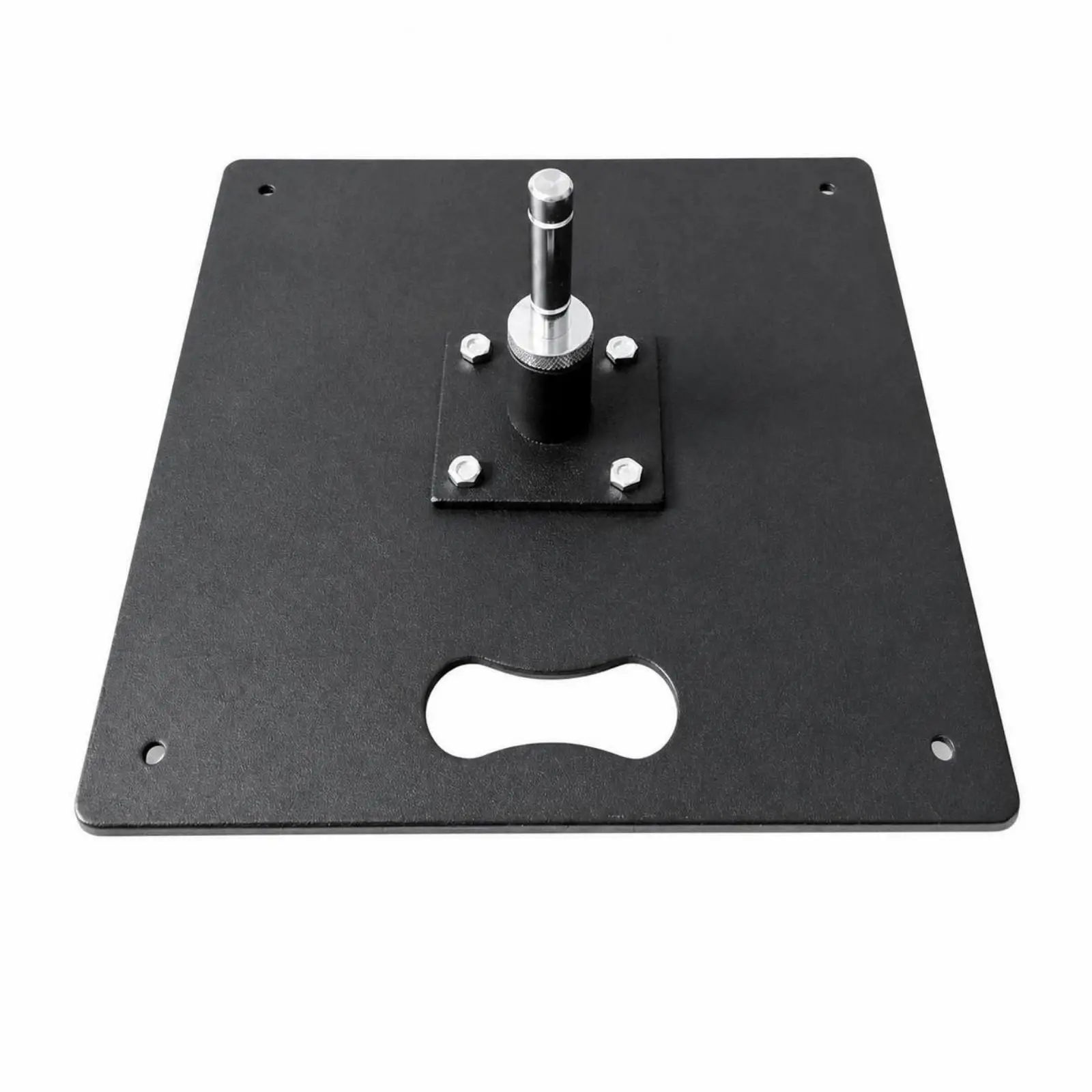 Heavy Duty Flag Pole Base for Outdoor Ads with Matte Finish and Portable Handhold Design