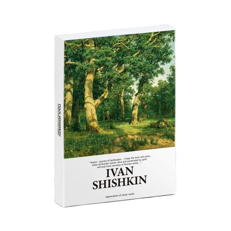 30Sheets/Lot Ivan Shishkin Painting Postcard INS Style Greeting Cards DIY Journal Decoration Gift Card