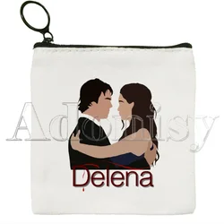 The Vampire Diaries Coin Purse Vintage Mini Wallet Change Pouch Household Portable Keys Card Storage Card Bag Zipper