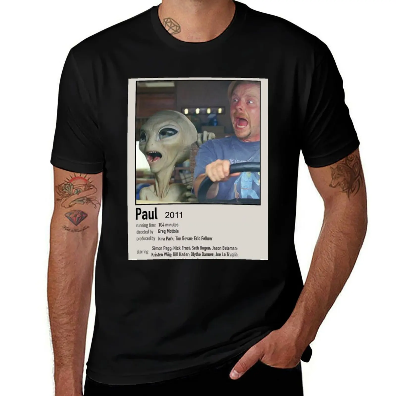 

Paul Vintage Movie Poster T-Shirt cotton t shirt pack t shirt man casual T-Shirt