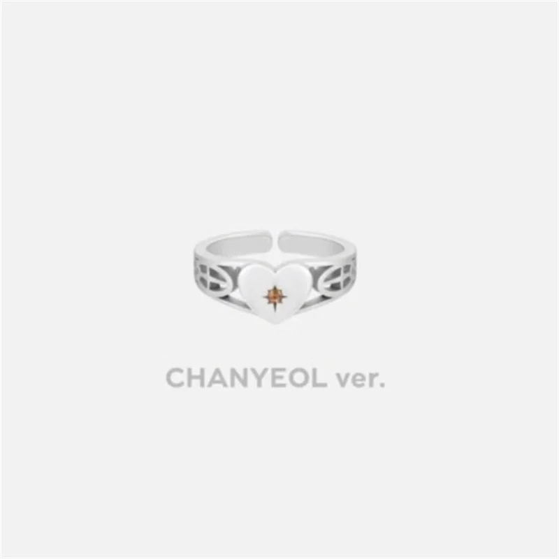 KPOP CHANYEOL 13 周年記念リング SOHO KAI 調節可能なリングファンギフトアクセサリー