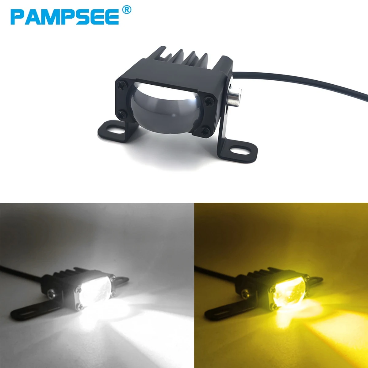 

2PCS Headlights Bumper Fog LED Lights Grille Lights Mini Driving Work Lights Car Motorcycle Assist Lighting Kit 9V-36V