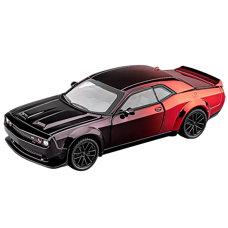 1:32 Electroplating Hellcat Version Car Model Boutique Premium Alloy Car Ornament Boy Gift Toy Car