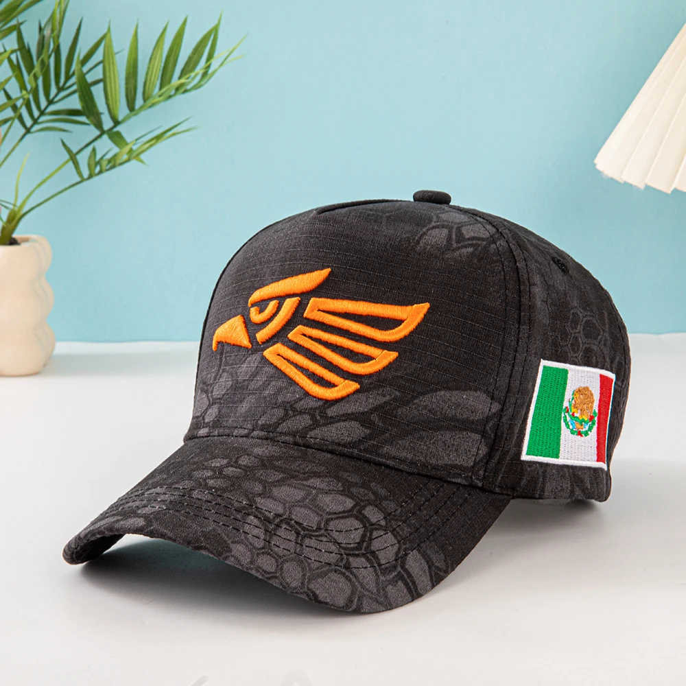 Unisex Mexican Bird Embroidery Baseball Cap Fashion Casual Outdoor Hat for Men And Women